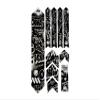 Bike Frame Protector Extra - Universal Fit, 10-Piece Set for Down Tube, Chainstay, Cable Wear, High-Impact Honeycomb PVC view 2