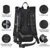 NOOLA Hydration Backpack with 3L TPU Water Bladder, Tactical Molle Water Backpack for Men Women, Hydration Pack for Hiking, Biking, Running and Climbing, Black view 4