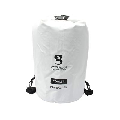 geckobrands 30L Dry Bag Cooler - Holds 24 Cans or 18 Bottles - Dry Bag Backpack, Perfect for Outdoor Activities