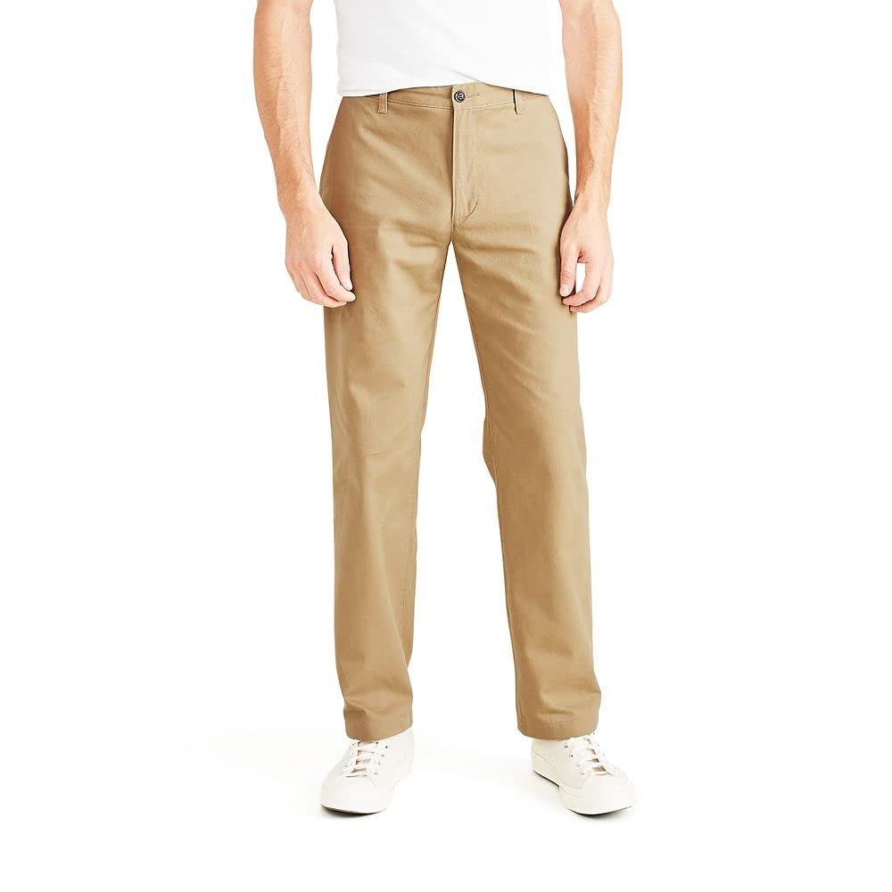 Dockers Men's Classic Fit Perfect Pant, New British Khaki, 36Wx34L