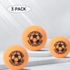 GSE Games & Sports Expert Set of 3 Regulation Size 35mm(1.38") Table Replacement Foosball Balls, Official Tournament Table Soccer Balls, Foosball Table Accessories(Orange) view 3