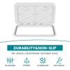 HECASA Marine Deck Boat Deck Access Hatch & Lid 24" x 14" with Non Slip Surface - White Rectangle(606mm x 353mm) 180 Hinge Strong Recessed Marine Caravan RV view 4