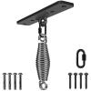 Dolibest Heavy Bag Hanger, Wall Ceiling Mount Hook for Punching Bags, Body Weight Strength Training Systems, Wood Beam Holder with Spring and 2 Carabiners, 4Wood Screws for Wooden Sets view 1