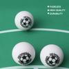 GSE Games & Sports Expert Set of 3 Regulation Size 35mm(1.38") Table Replacement Foosball Balls, Official Tournament Table Soccer Balls, Foosball Table Accessories (White) view 2