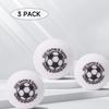 GSE Games & Sports Expert Set of 3 Regulation Size 35mm(1.38") Table Replacement Foosball Balls, Official Tournament Table Soccer Balls, Foosball Table Accessories (White) view 3