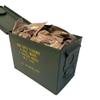 Ozark Outdoorz Military 2021 Inspection Date MREs (Meals-Ready-To-Eat) Pick a Can - Pick a Flavor-2021 Inspection Date MREs in Complementary Used Ammo Can (All Beef, Grade 1 Fat 50 Ammo Can) view 2