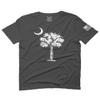 0337. South Carolina State Flag Logo Palmetto for Men T Shirt (Charcoal, 2X-Large) view 1