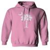 0337. South Carolina State Flag Logo Palmetto Sweatshirt Pullover Hoodie (Pink, Large) view 1