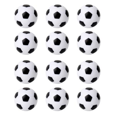 GSE Games & Sports Expert 12-Pack Foosball Table Replacement Balls, 36mm(1.42") Tabletop Soccer Football Balls for Foosball Table Accessories (White)