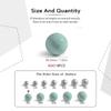 ECOFT Fishing Weight, Alloy Steel Cannonball Sinkers and Weights Assorted Sizes 10g-200g in Bag, Oval Shaped, 9 Pieces, for Saltwater Freshwater view 2