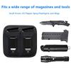 ACEXIER Universal Double Magazine Pouch for 9mm .40 .45 .380 .357, IWB Mag Holster Concealed Cary for Double Stack, Mag Holder for Glock19 43 17 1911 S&W M&P, IWB Clip Magazine Pouch IWB Pistol Ammo view 2