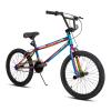 JOYSTAR Gemsbok 20" Kids BMX Bike for Boys Girls Ages 7-12, Freestyle Children's Bicycle with Dual Hand Brakes and 20 Inch Wheels Oil Slick view 1