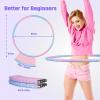 Weighted Detachable Exercise Ring, 2 to 5lb Adjustable, 8 Sections Portable for Indoor and Outdoor, Great for Adults and Beginners, by SEANCHEER view 2
