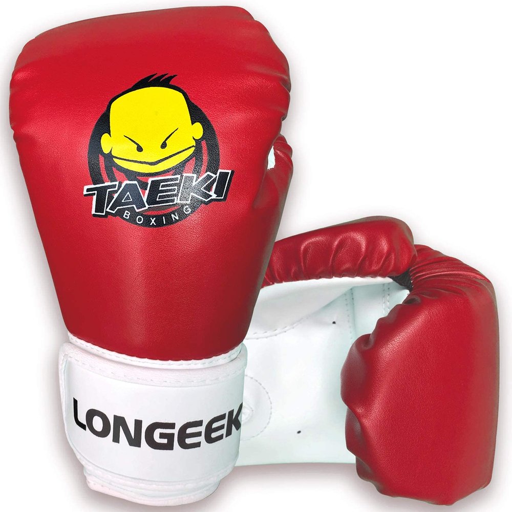 Longeek Kids Boxing Gloves for 3-8 Years Toddler Baby 4oz Fighting Training Punching Bag MMA