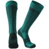 RANDY SUN Waterproof Breathable Socks - Unisex Cold Weather Warm Dry Hiking Skiing Snowboarding Cycling Running Trekking Knee Length Socks, Ocean-Knee High, Large view 1