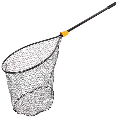 Frabill Conservation Slide Handle Net | Teardrop Hoop Size: 17" X 19" | Sliding Handle: 36" | Netting: Tangle-Free Micromesh | Net Depth: 16"