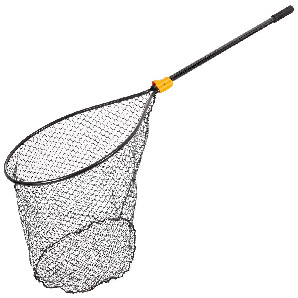Frabill Conservation Slide Handle Net | Teardrop Hoop Size: 17" X 19" | Sliding Handle: 36" | Netting: Tangle-Free Micromesh | Net Depth: 16"