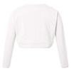 ranrann Kids Girls Long Sleeve Bolero Cardigan Shrug Single Button Cropped Knitted Sweater Jacket Girls Dress Cover Up White 4 view 2