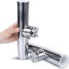2Pcs Fishing Rod Holders for Boat, 304 Stainless Steel Tournament Style Fishing Pole Holders Side Mounted with Clamp-on 1" to 1-1/4" Rail for Marine Boat Yacht RV Truck view 1
