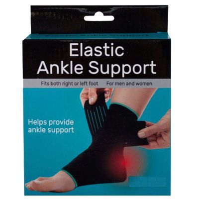 1 Elastic Ankle Support Adjustable Brace Sports Wrap Compression Protection M Elastic Ankle Support Brace Adjustable Compression Wrap for Sports, Injury Recovery, Pain Relief & Protection Medium