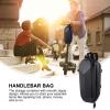 FAVOMOTO Electric Scooter Handlebar Storage Pouch Folding Bike Handlebag for Easy Access Durable Material for Phone Keys Tools Outdoor Companion view 3
