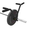 CKIDS T Bar Row Handle Landmine Attachment for Barbell, Angled V Shape Landmine Exercise Equipment Bar, Absorbent Foam Wide Grip and Seamless Welding, Fits 1 and 2 Inches Olympic Bars view 1