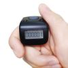 Arvakr Rechargeable Silent Finger Counter 6 Channels Digital Tasbih Tally Clicker with LED for Prayer Knitting Sports Gift Black view 1