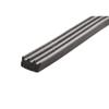 JR Products 06-30145 Ribbed Style EPDM Sponge Rubber Seal - 50' Length view 1