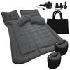 ZONETECH Car Trunk Inflatable Air Mattress - Premium Quality Easy Inflation Air Pump Flocking Surface Back Seat Thickened Bed with 2 -Pillows for Travel Camping Family Outing view 1