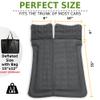 ZONETECH Car Trunk Inflatable Air Mattress - Premium Quality Easy Inflation Air Pump Flocking Surface Back Seat Thickened Bed with 2 -Pillows for Travel Camping Family Outing view 2