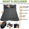 ZONETECH Car Trunk Inflatable Air Mattress - Premium Quality Easy Inflation Air Pump Flocking Surface Back Seat Thickened Bed with 2 -Pillows for Travel Camping Family Outing view 4