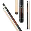 Griffin GR30 Pool Cue - Black Stained with Floating White Spears and Brown Points - 21oz view 1