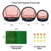 RELILAC Pop Up Golf Chipping Practice Net Set - Indoor/Outdoor Golfing Target Accessories Kit for Golf Practice - Improve Your Short Game - Gifts for Men, Dad, Mom, Husband, Women, Kid, Golfers view 3
