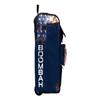 Boombah Rolling Catchers Superpack 2.0 Baseball/Softball Gear Bag - 23-1/2" x 13-1/2" x 9-1/2" - Old Glory Navy/Red/White - Telescopic Handle - Holds 4 Bats - Wheeled Version view 2