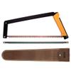 AGAWA - BOREAL21 Backwoods Kit - Includes 21" Folding Saw, Leather Sheath, 21" All-Purpose & 21" Aggressive Saw Blade - For Camping, Hunting & Survival Kit (Black Frame/Yellow Handle) view 1