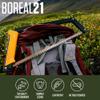 AGAWA - BOREAL21 Backwoods Kit - Includes 21" Folding Saw, Leather Sheath, 21" All-Purpose & 21" Aggressive Saw Blade - For Camping, Hunting & Survival Kit (Black Frame/Yellow Handle) view 2