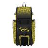 Boombah Rolling Catchers Superpack 2.0 Baseball/Softball Gear Bag - 23-1/2" x 13-1/2" x 9-1/2" - Softball Black/Optic Yellow/Red - Telescopic Handle - Holds 4 Bats - Wheeled Version view 1