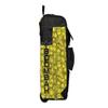 Boombah Rolling Catchers Superpack 2.0 Baseball/Softball Gear Bag - 23-1/2" x 13-1/2" x 9-1/2" - Softball Black/Optic Yellow/Red - Telescopic Handle - Holds 4 Bats - Wheeled Version view 2