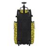 Boombah Rolling Catchers Superpack 2.0 Baseball/Softball Gear Bag - 23-1/2" x 13-1/2" x 9-1/2" - Softball Black/Optic Yellow/Red - Telescopic Handle - Holds 4 Bats - Wheeled Version view 3