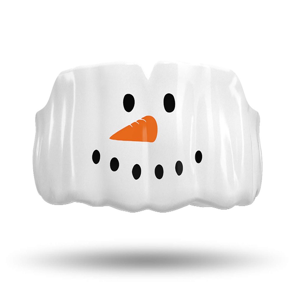 Impact All Sports Mouthguard Lacrosse, Football, Hockey, Basketball, Jiu-Jitsu, and More, Breathable Mouthguard for Youth Adults, Professional Custom-Fit, Snowman White