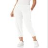 HUE Women's Relaxed Fit Jogger, White, XL view 1