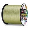 Ashconfish 9 Strands Braided Round Fishing Line 1000M/1094Yards 70LB PE Fishing Wire Paralell Knitting Ultra Strong Braid Fishing String Army Light Green view 3