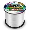 Ashconfish 9 Strands Braided Round Fishing Line 1500M/1640Yards 50LB PE Fishing Wire Paralell Knitting Ultra Strong Braid Fishing String White view 1
