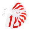 TopTie 6 Sets Numbered Score Board Cards 3-1/8 x 5-1/2 Inches Portable 0-9 Flip Scorekeeper-Black view 4