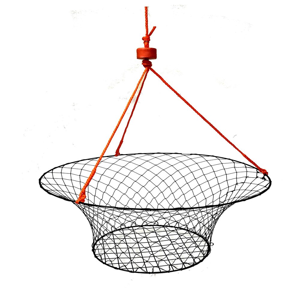 KUFA Vinyl Coated 30" Crab Trap Ring with 50' Rope (CT90)