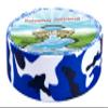 Country Brook Design - Royal Blue and White Camo Polyester Webbing (1 1/2 Inch, 20 Yards) view 1
