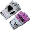Women's MMA Gloves Boxing Gloves Synthetic Leather Fingerless Punching Bag Gloves for Kickboxing, Sparring, Muay Thai and Heavy Bag (X-Large, Fight Girl) view 3