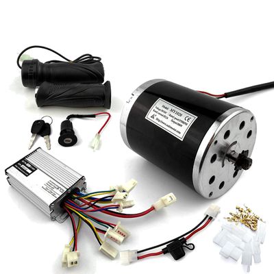 Bracketless 800W Brush Motor Go Kart Scooter Bike Minibike MY1020 Pocket Bike 1000W Controller and Fuse Handle Throttle (36V Handle kit)