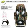 King'sGuard 70L Camping Hiking Backpack Tactical Military Backpack Molle Rucksack for Outdoor view 4