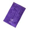 101 BEACH Women's Personalized Cotton Bowling Towel with Embroidered Name with Clip (Purple- Embroidered Name - Woman)